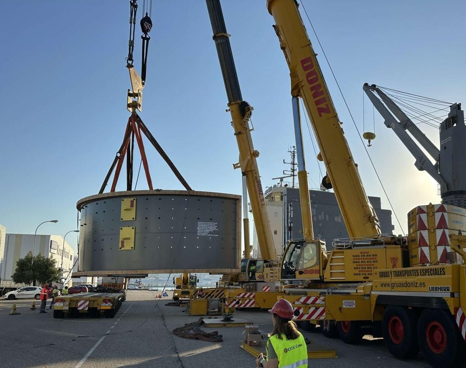 Uno de los últimos envíos que realizó Citic el pasado verano para una minería de cobre en Rusia.