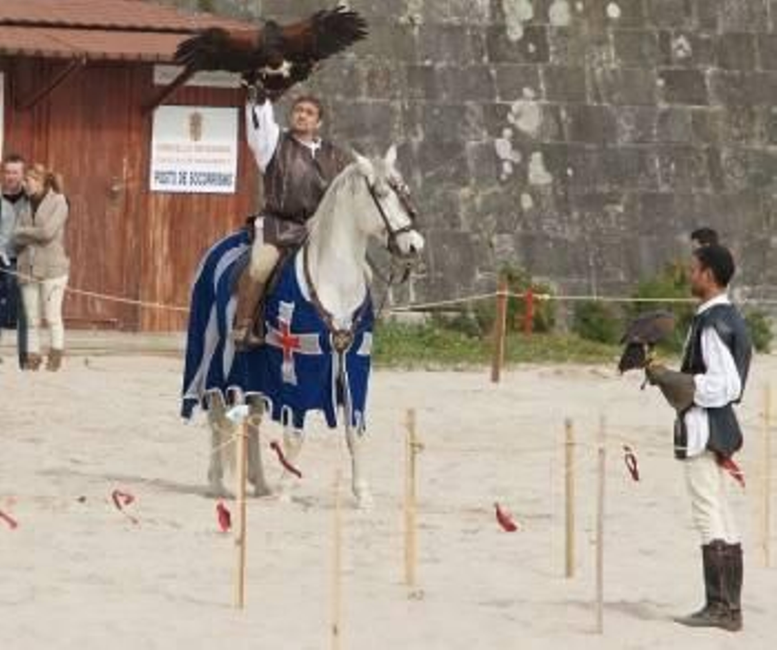 Uno de los caballeros que participó ayer en la fiesta. (Foto: AD)