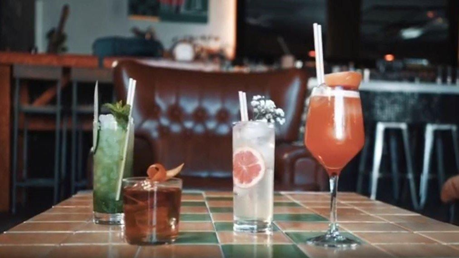 Selección de cócteles del bar vigués Vitter.