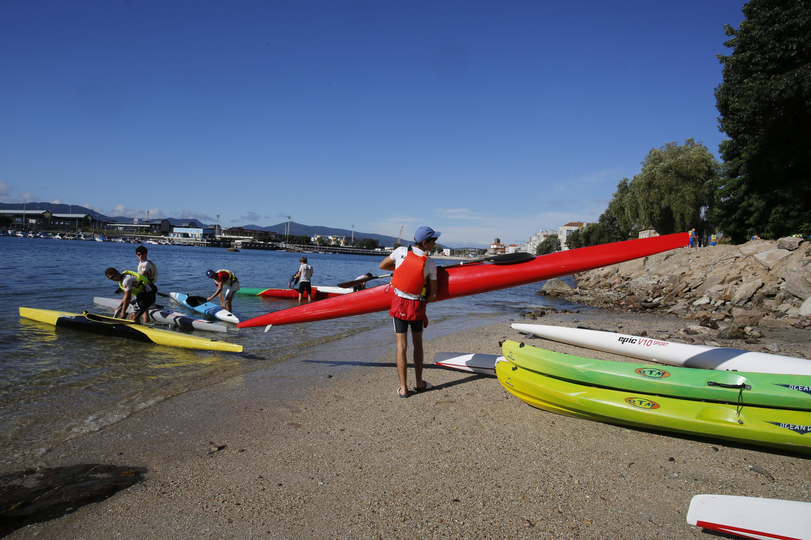 La jornada de entrenamiento especial de la mano de +Deporte Atlántico y el club de piragüismo Kayak Vigo