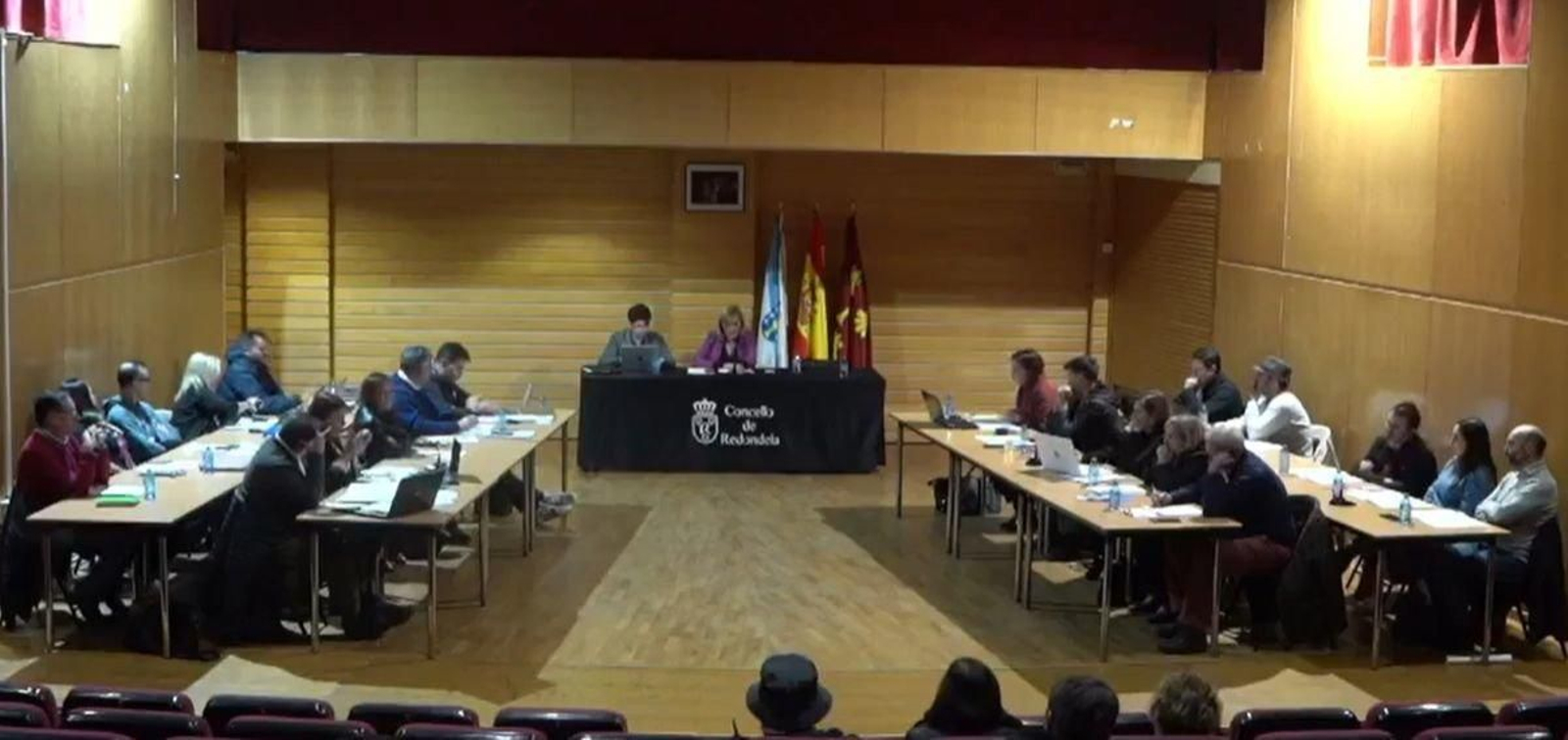Imagen de uno de los últimos plenos celebrados en Redondela.