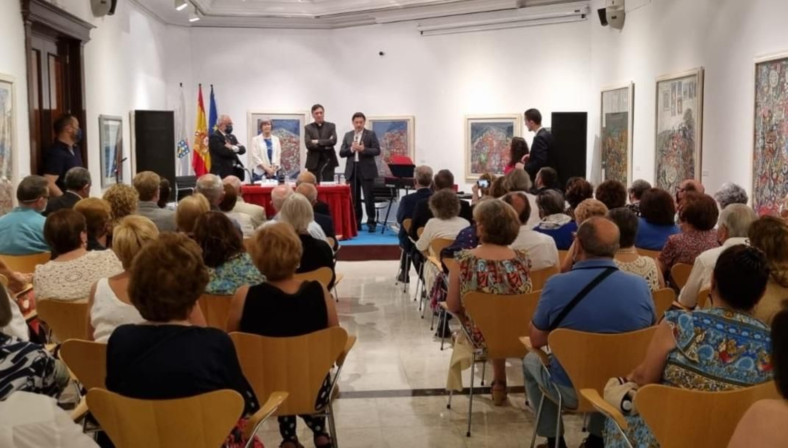 Imagen de la celebración del Día das Letras Galegas que tuvo lugar en la capital de España