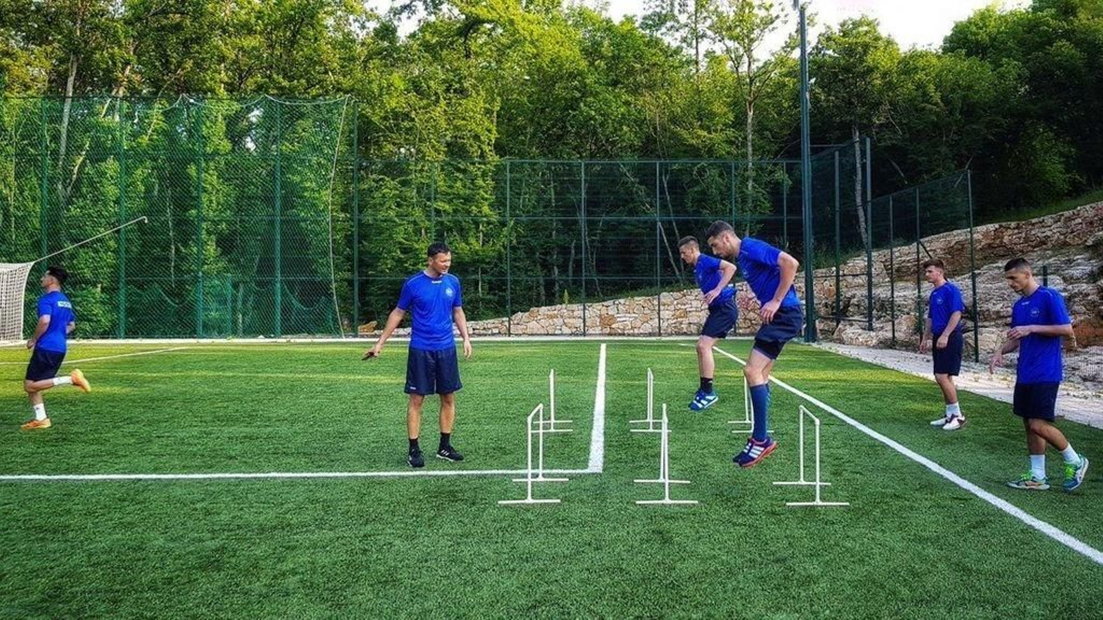 Los kosovares preparan su participación en el Mundial que se disputa entre Pontevedra y Vigo.