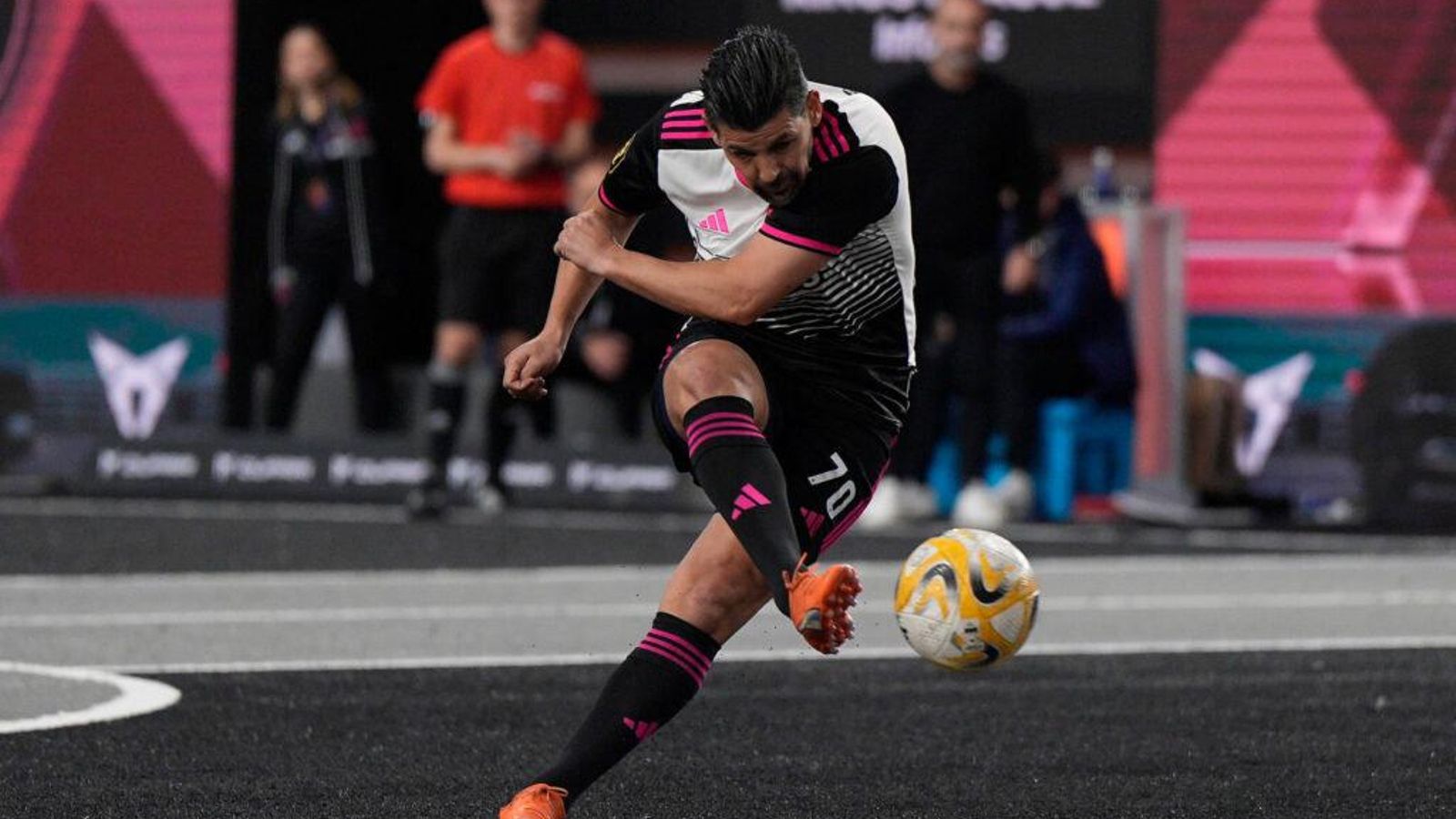 Nolito en su debut en la Kings League.