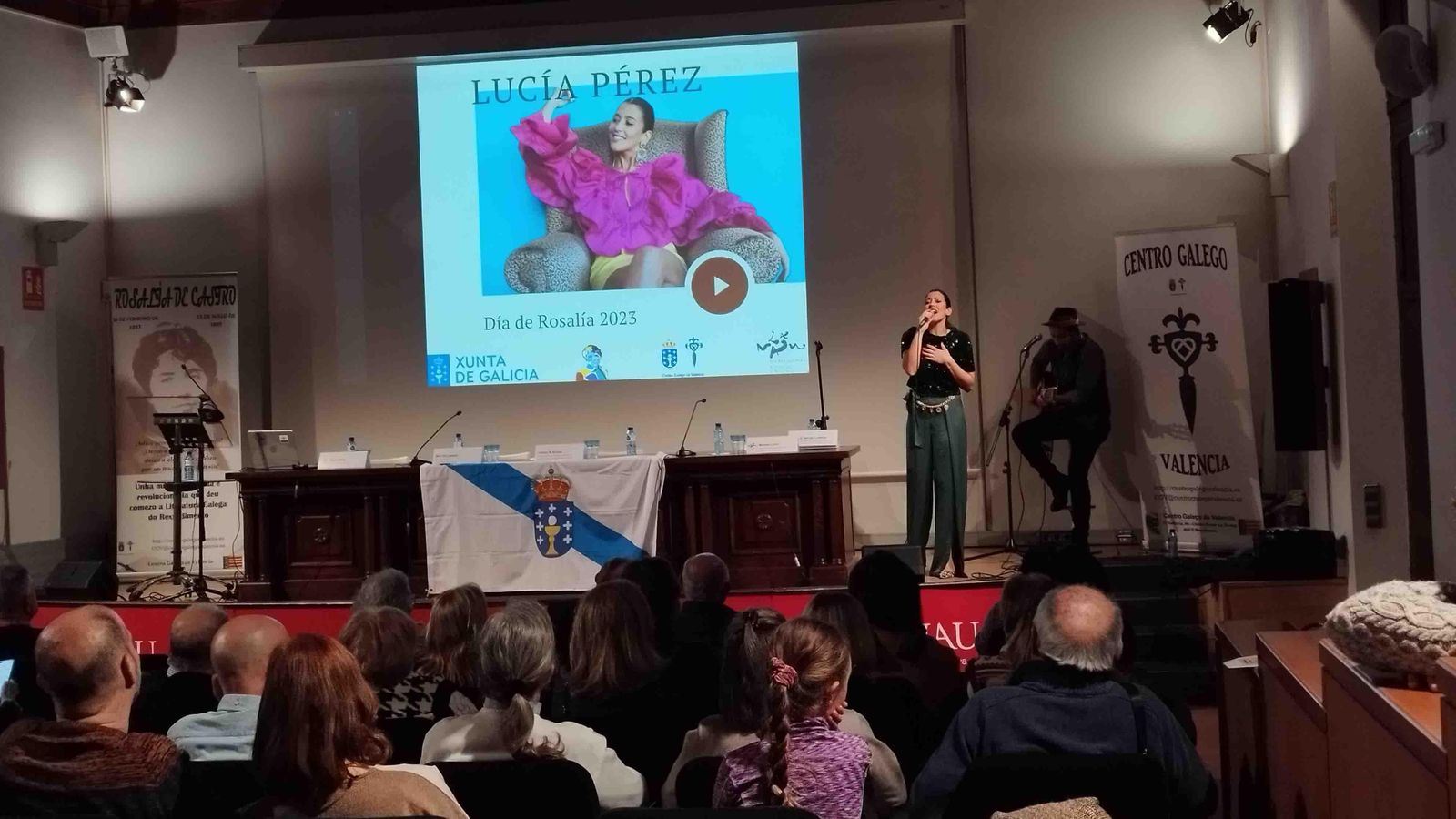 Actuación de Lucía Pérez