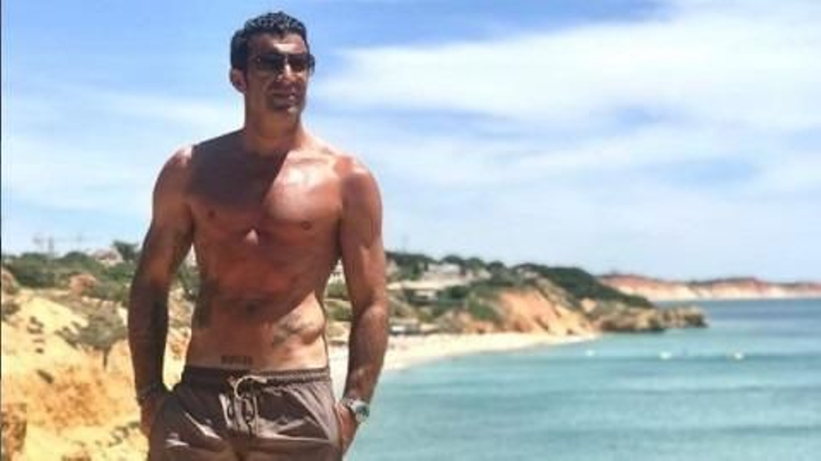 El futbolista portugués Luis Figo.