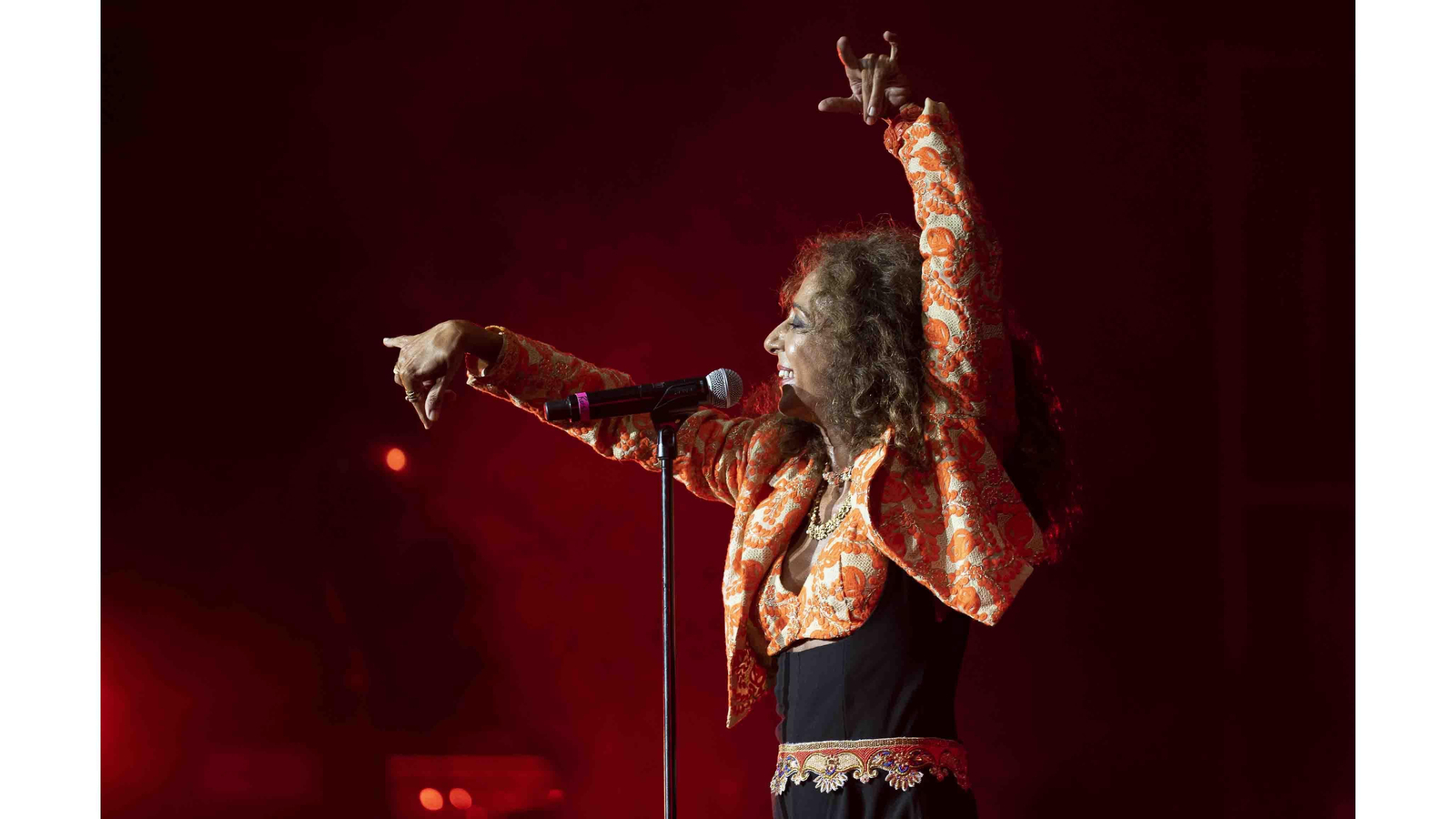 Fotografía de archivo de Rosario Flores, durante un concierto que ofreció en Parafrugell (Girona, España). EFE/David Borrat