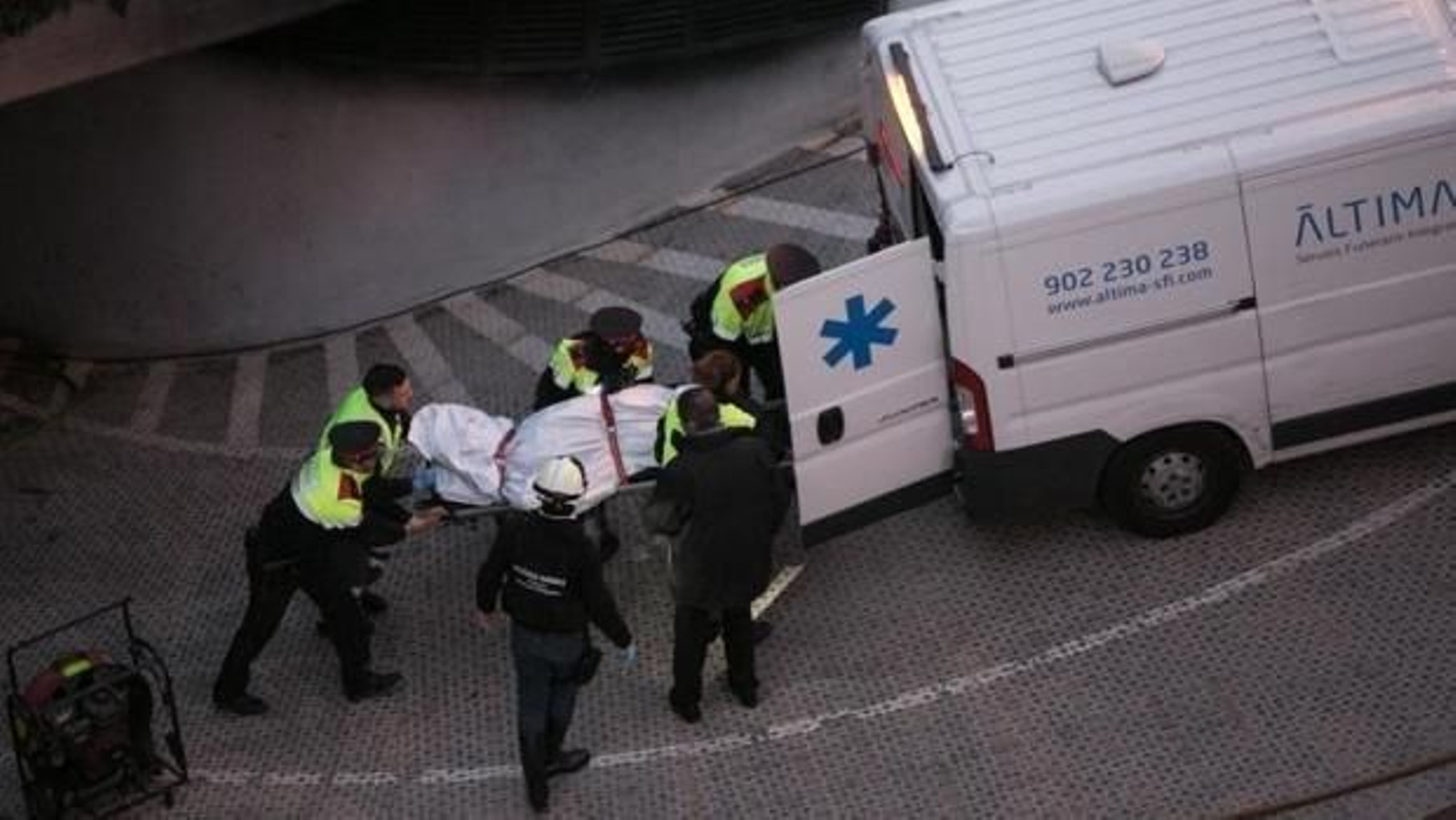 El fallecido en Viladecans por la explosión de una bomba.