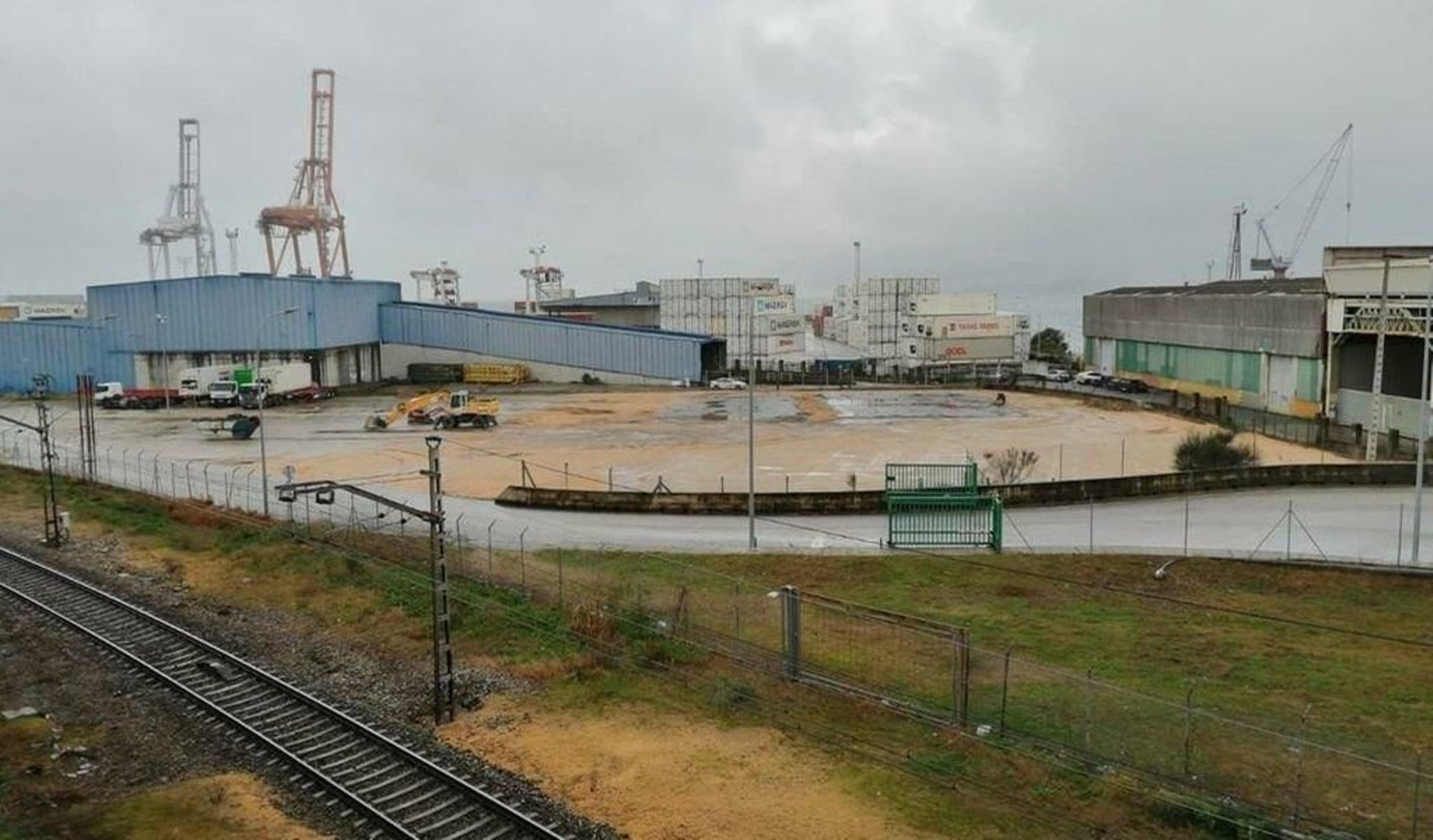 La empacadora y los terrenos anexos,que gestiona Transglobal, del grupo Termavi.