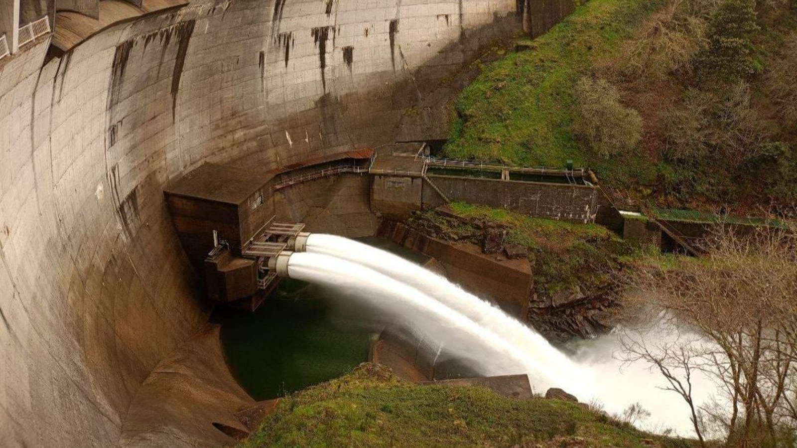 La presa de Eiras.