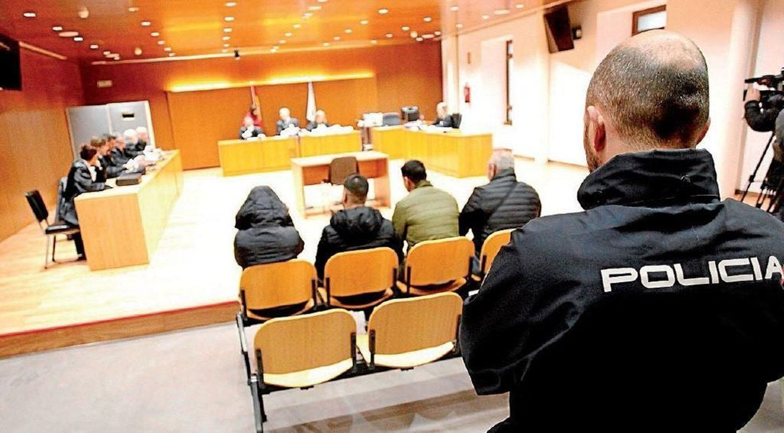 Juicio ante un tribunal en la Audiencia de A Coruña.