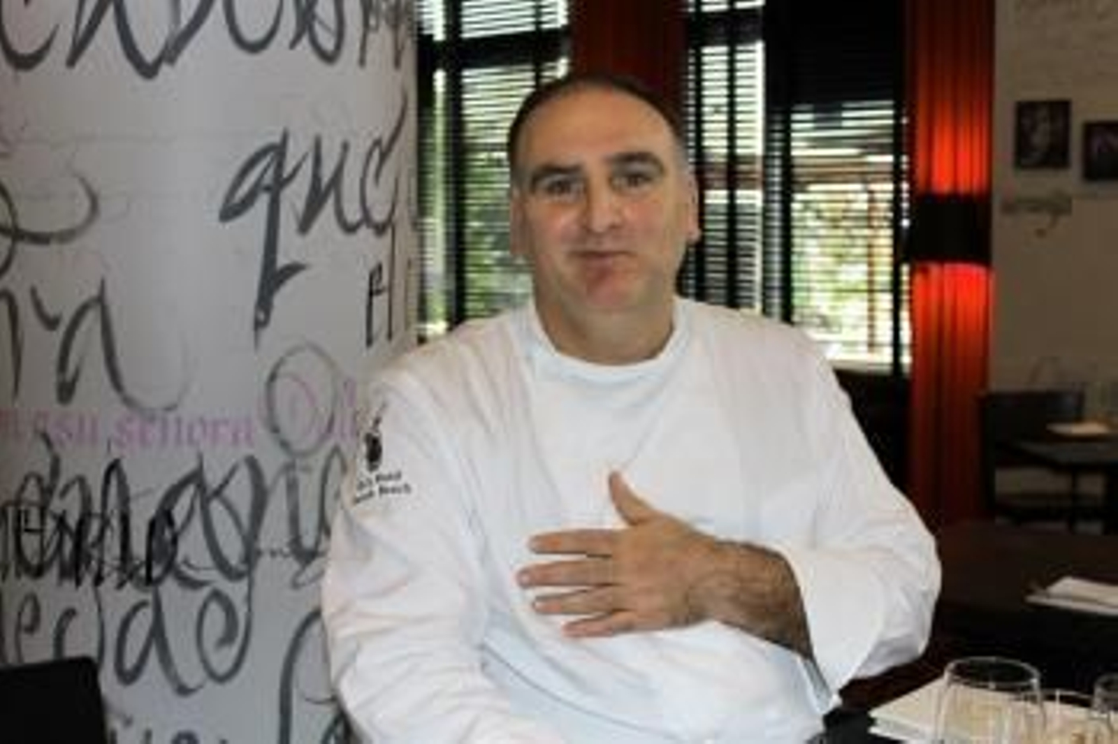 El cocinero español José Andrés
