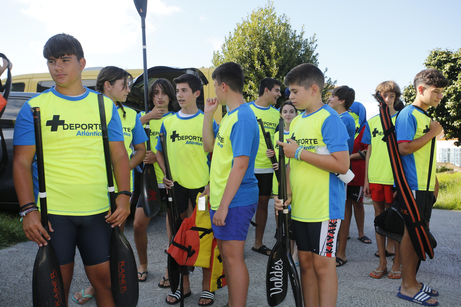 La jornada de entrenamiento especial de la mano de +Deporte Atlántico y el club de piragüismo Kayak Vigo