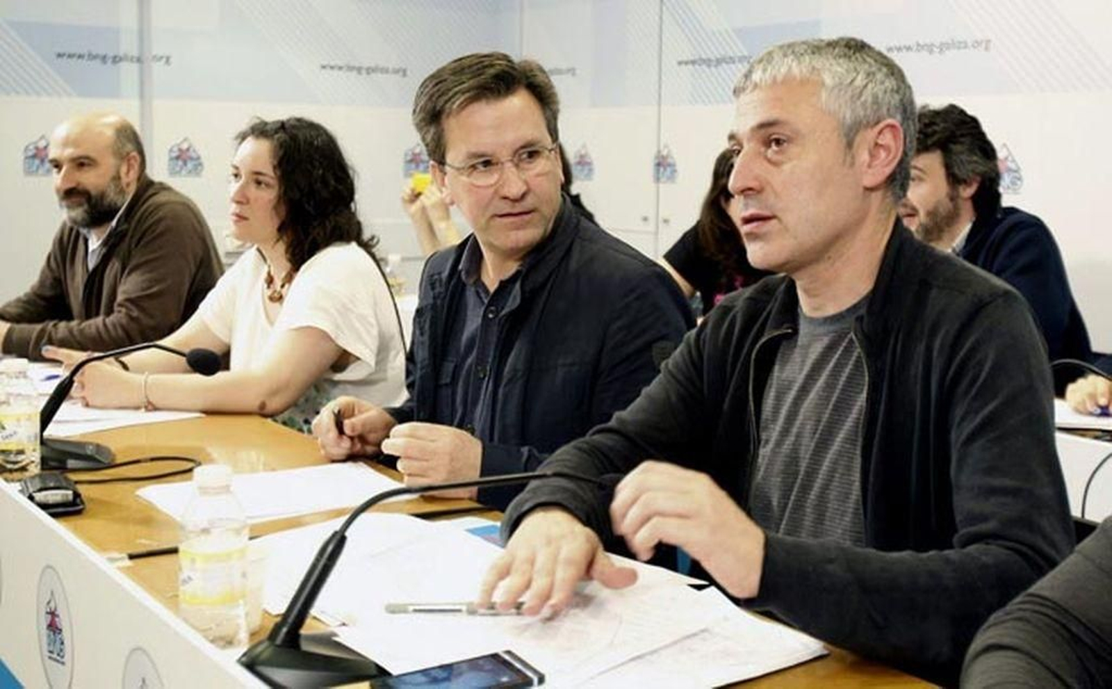 Vence y Lobeira, en un Consello Nacional del BNG.