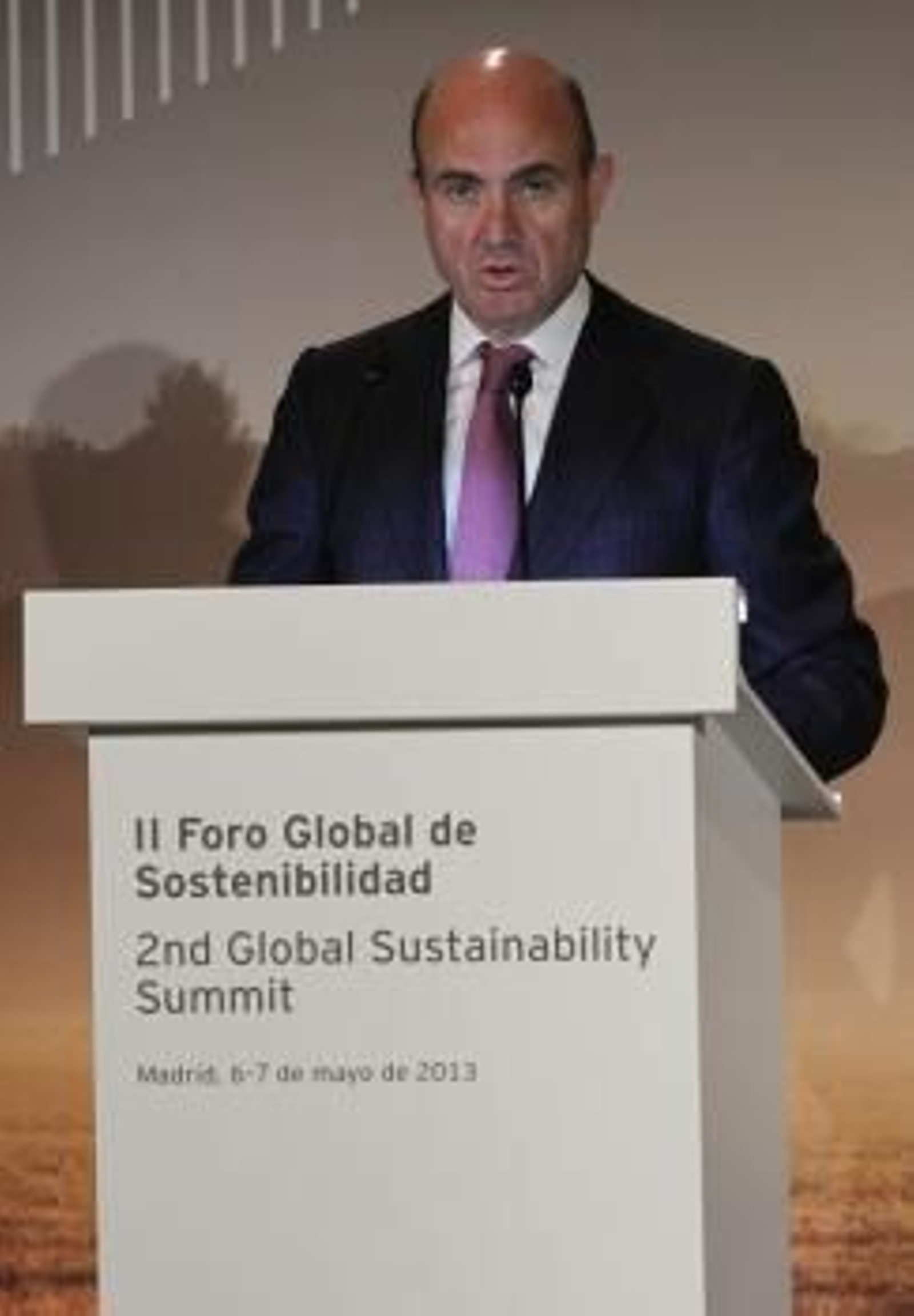 El ministro de Economía y Competitividad, Luis de Guindos.