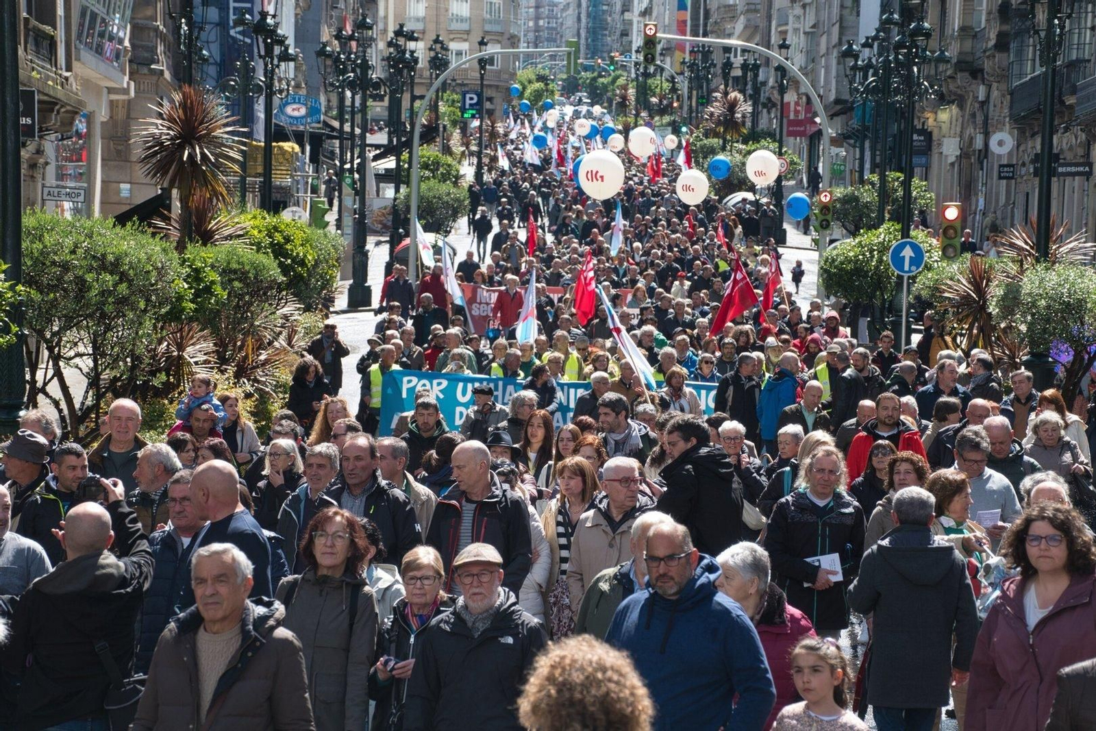 Manifestación de la CIG.