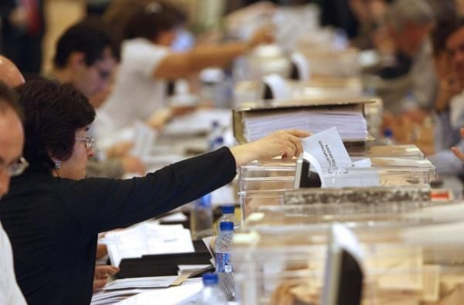 Recuento del voto exterior.