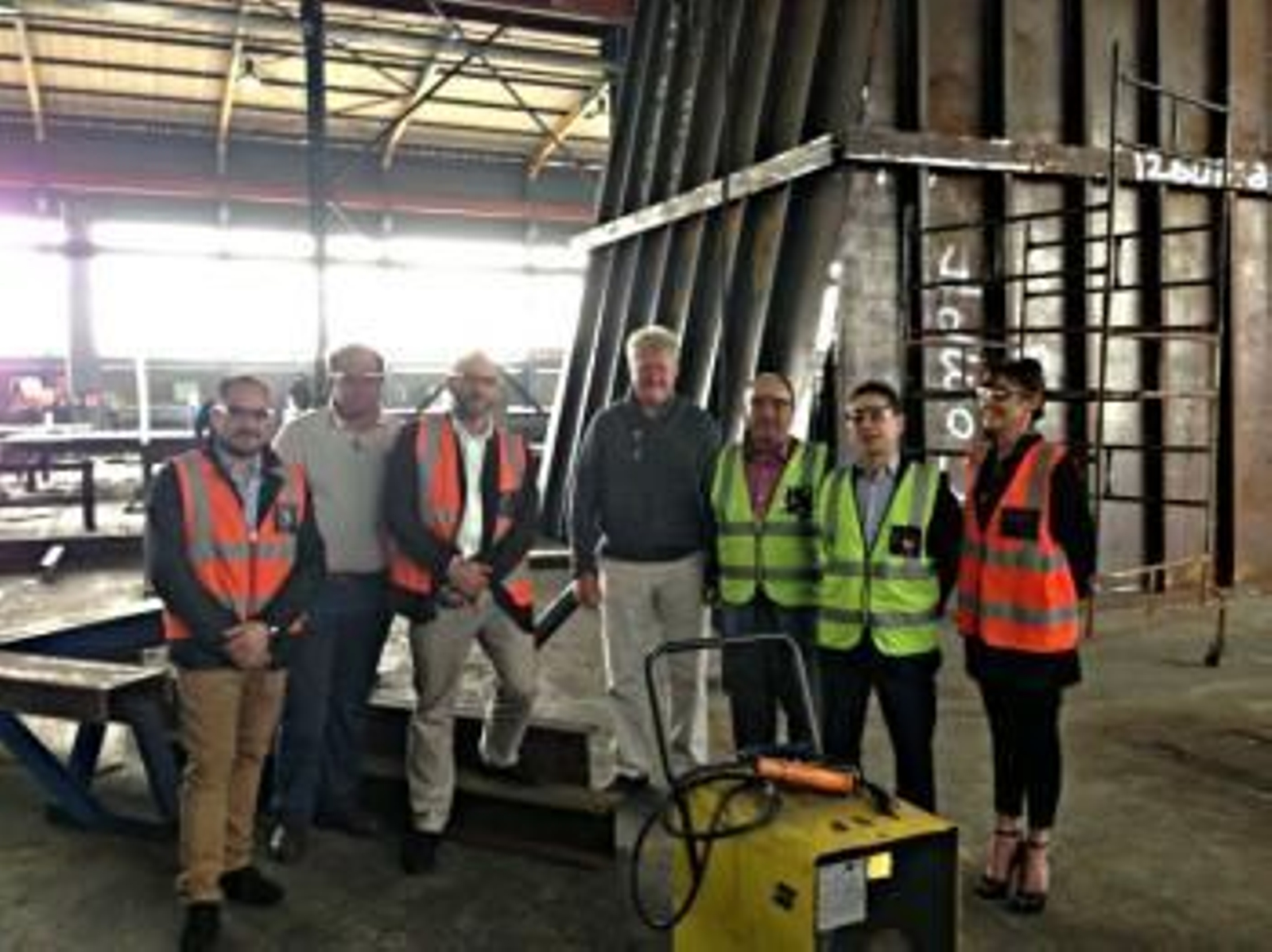 Visita a una empresa del sector petroquímico en Johannesburgo.