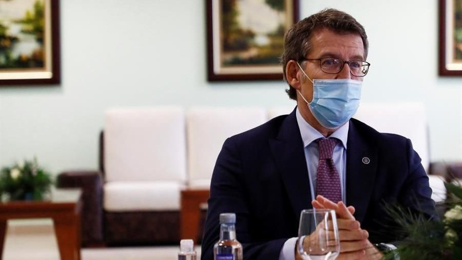 El presidente de la Xunta, Alberto Núñez Feijóo