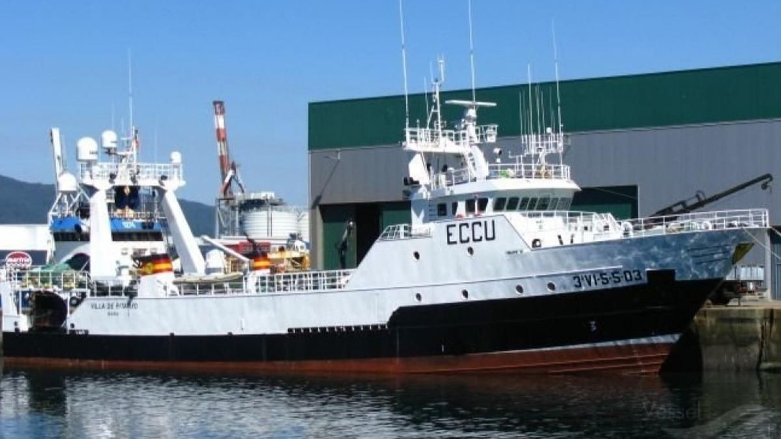 Imagen del 'Villa de Pitanxo', que se hundió en Terranova en 2022.