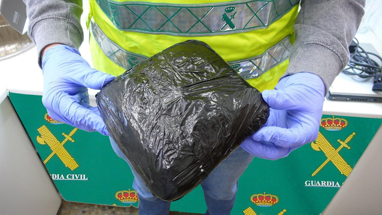 La cocaína  incautada