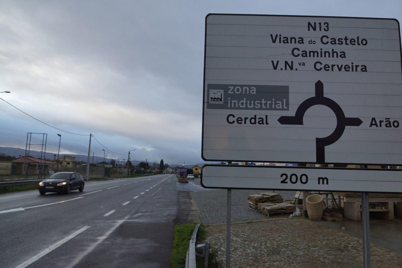 Zonas industriales portuguesas en las proximidades de Galicia.