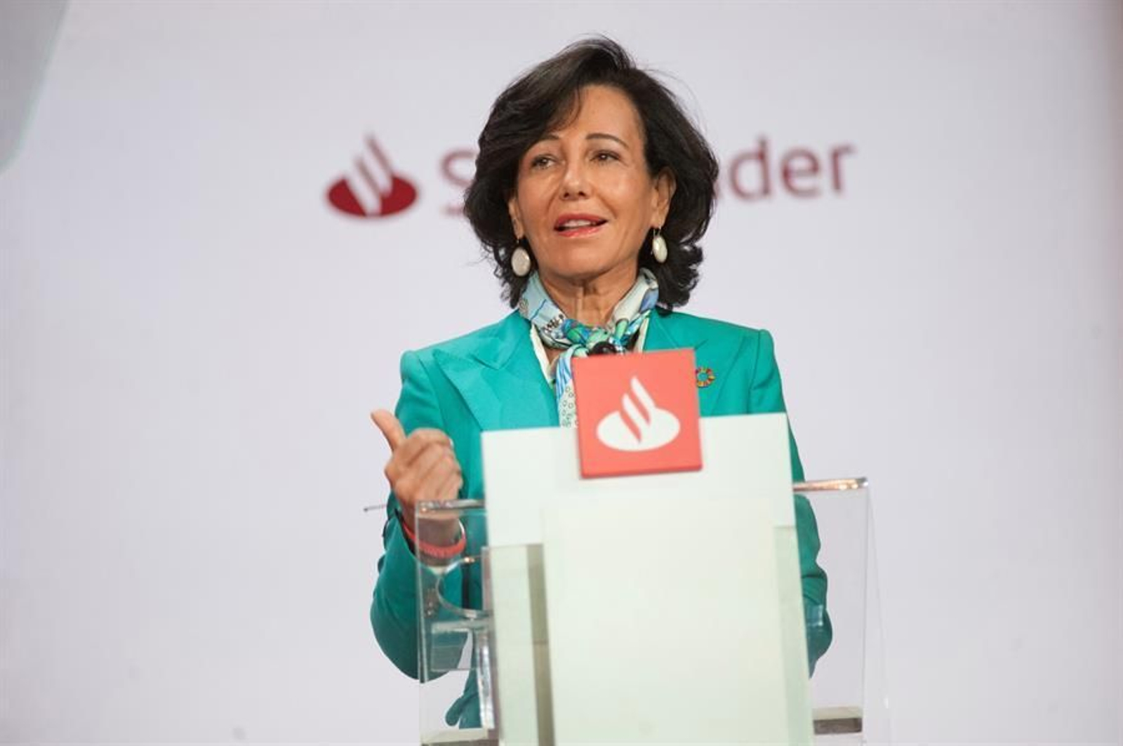La presidenta del Banco Santander, Ana Botín