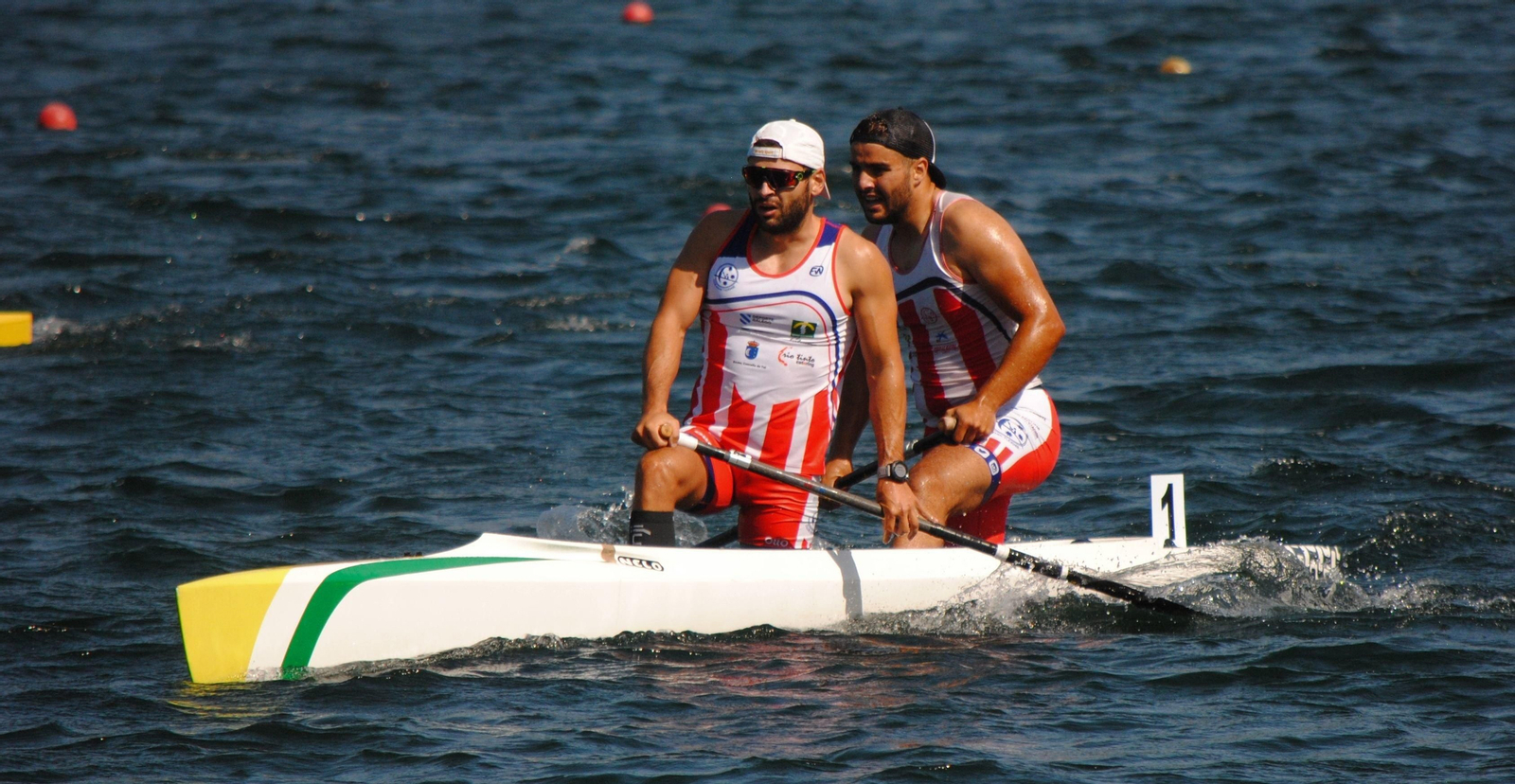 José Luis Bouza y Daniel Durán, del Kayak Tudense, se colgaron la medalla de bronce en la modalidad de C2 1.000.