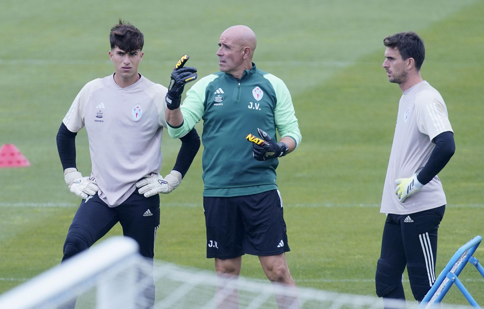 Entrenamiento del Celta en Mos.