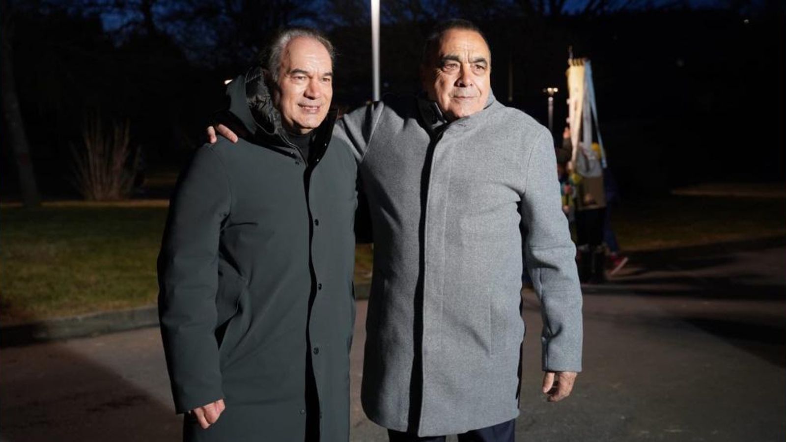 José Crespo Iglesias, alcalde de Lalín, con José González Costa, vicepresidente del Centro Lalín, Agolada y Silleda de Buenos Aires