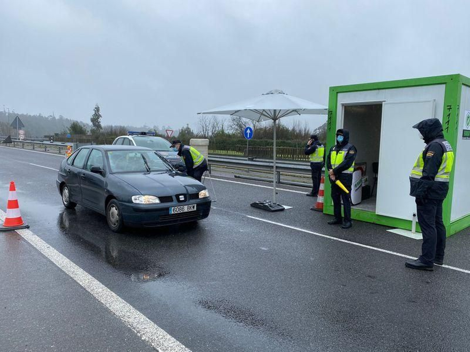 Se restablecen controles fronterizos entre España y Portugal // Alberte