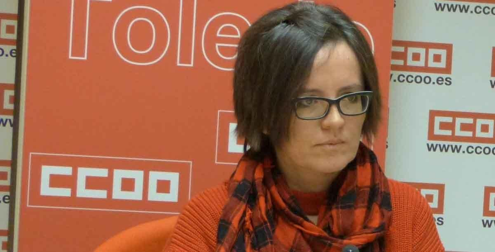 La secretaria regional de Empleo y Políticas Sociales de CCOO en Castilla-La Mancha, María Ángeles Castellanos.
