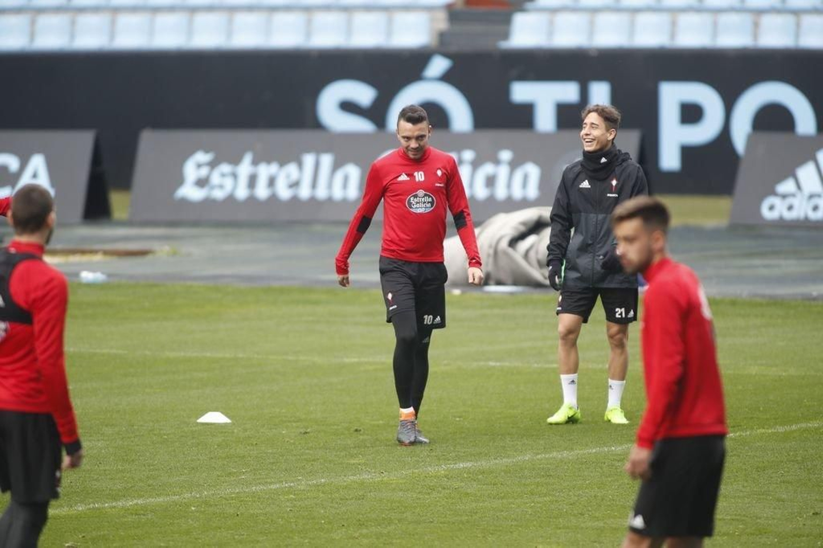 Iago Aspas se recupera en estos días de su actual lesión.