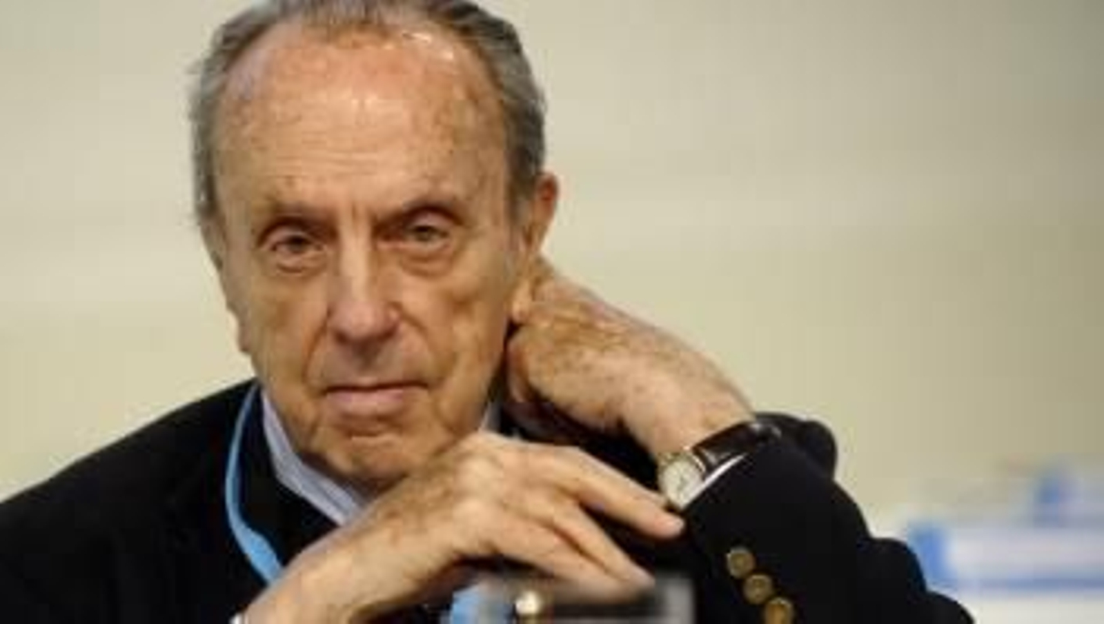 El presidente fundador del PPdeG, Manuel Fraga Iribarne, de cuyo fallecimiento se cumple mañana un año. (Foto: ARCHIVO)