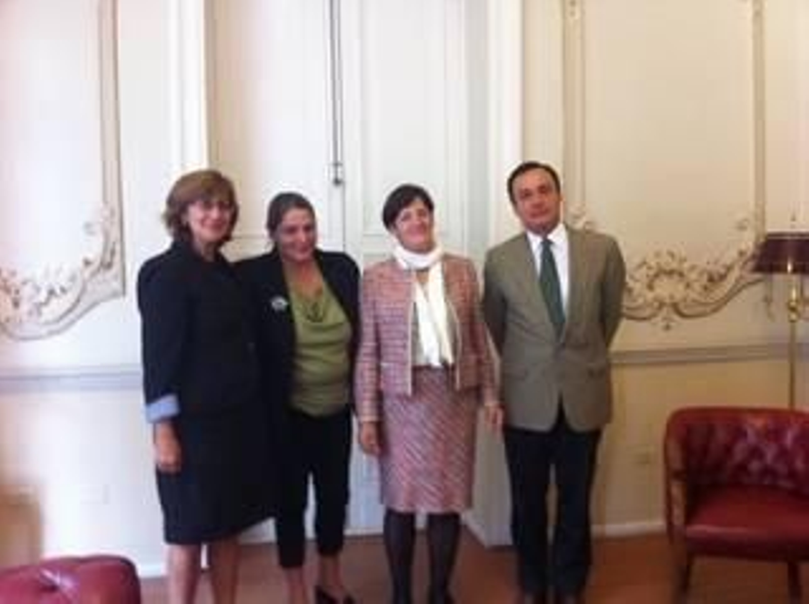 Un momento de la reunión.