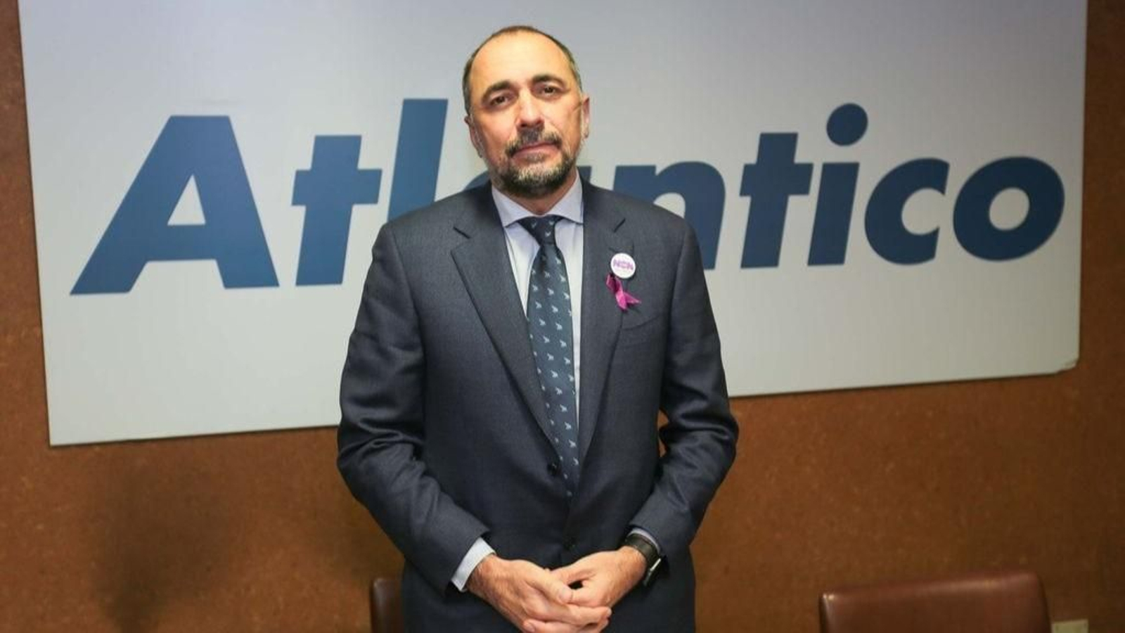 El conselleiro, Julio García Comesaña, ayer en Atlántico.