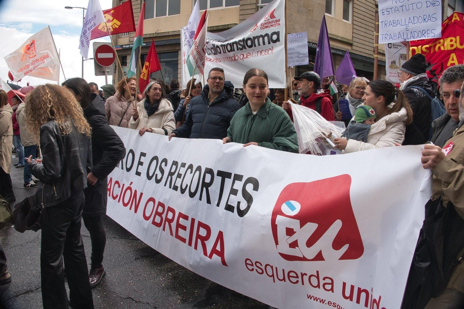 Manifestación UGT y CCOO.