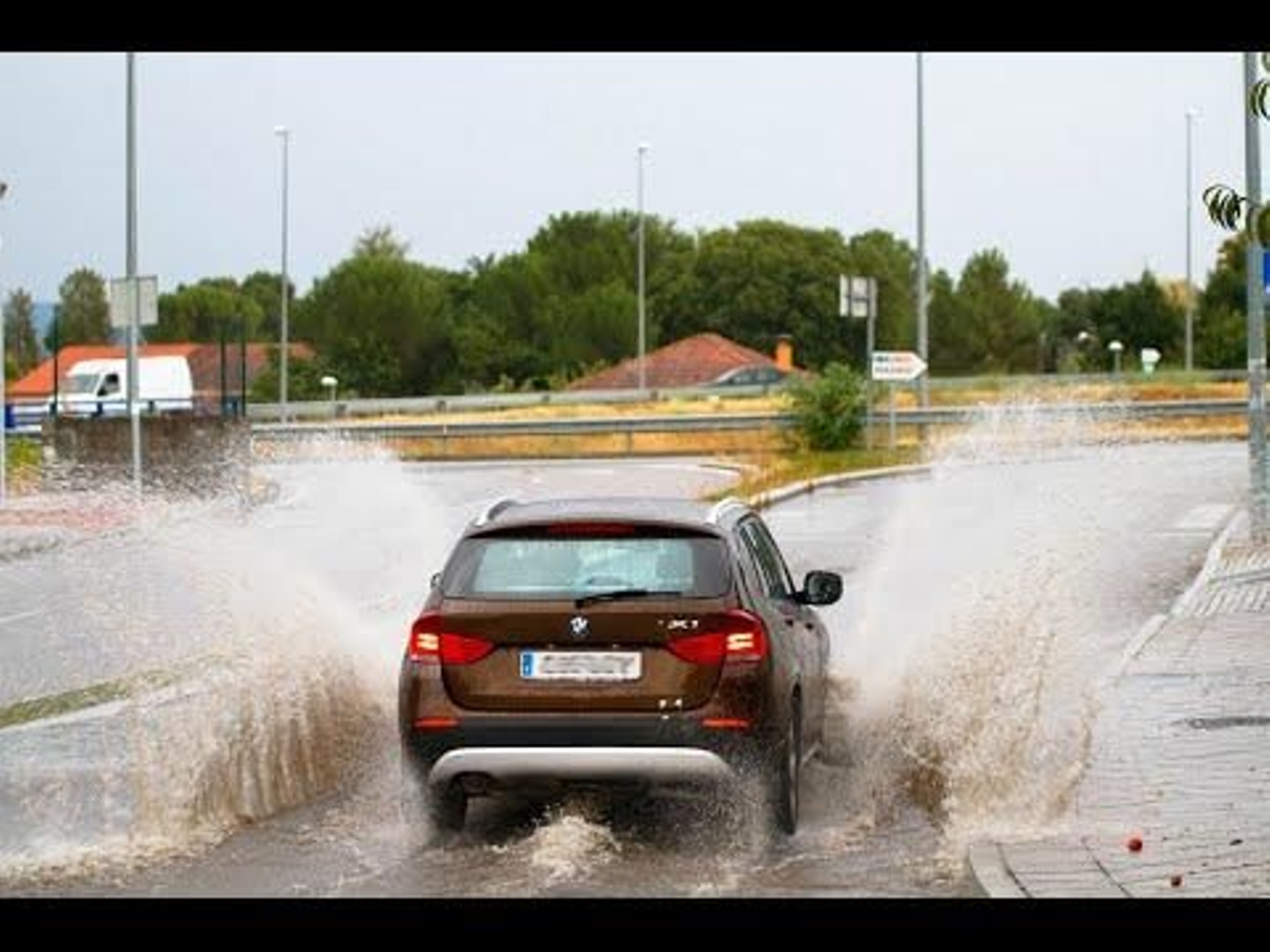 La tormenta sorprende la ciudad en pleno agosto