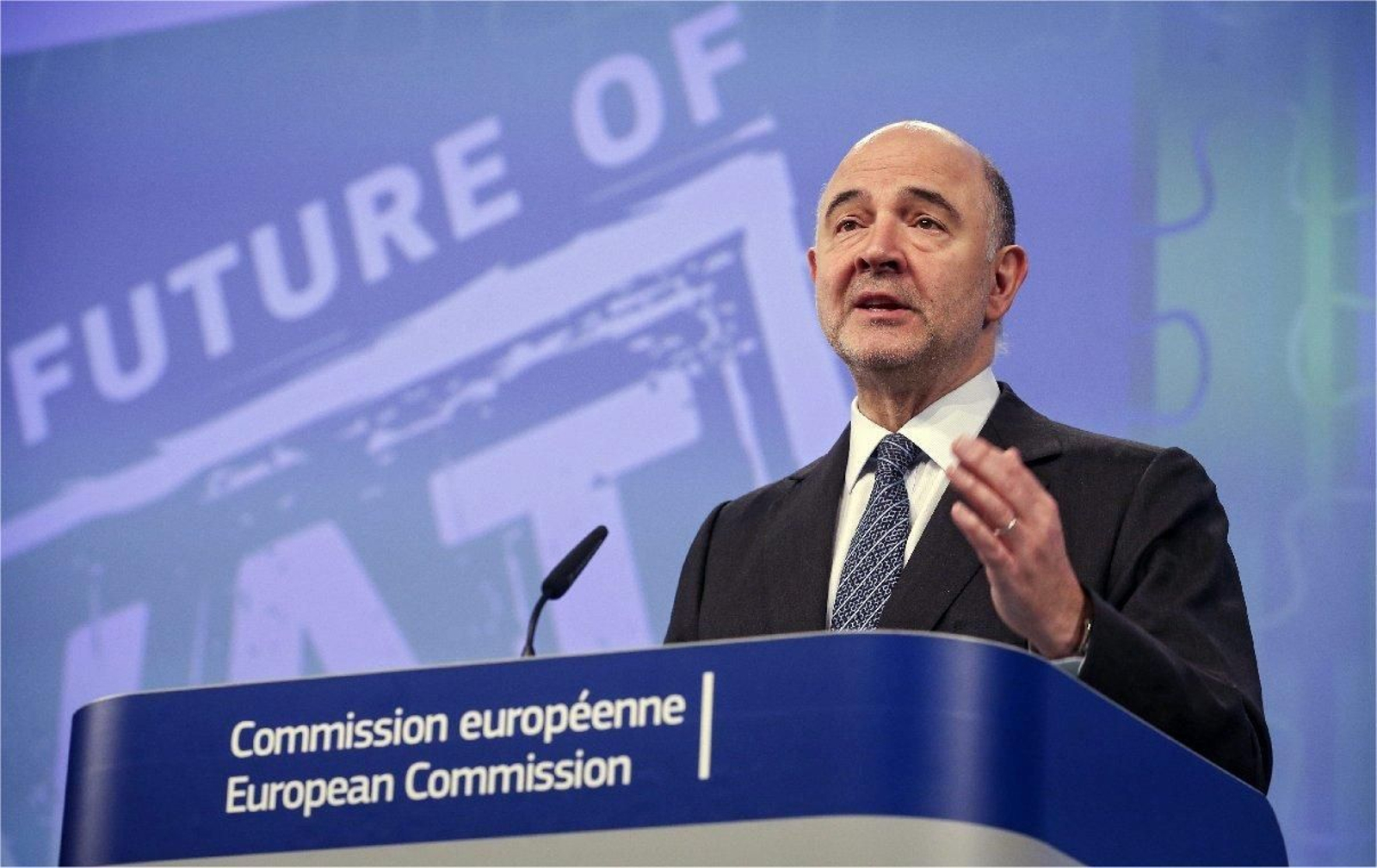 Pierre Moscovici, comisario europeo de Asuntos Económicos y Financieros.