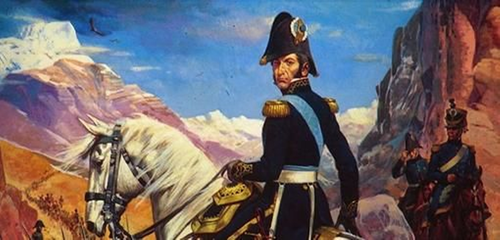 Dibujo del general José de San Martín. Foto: radionacional.com