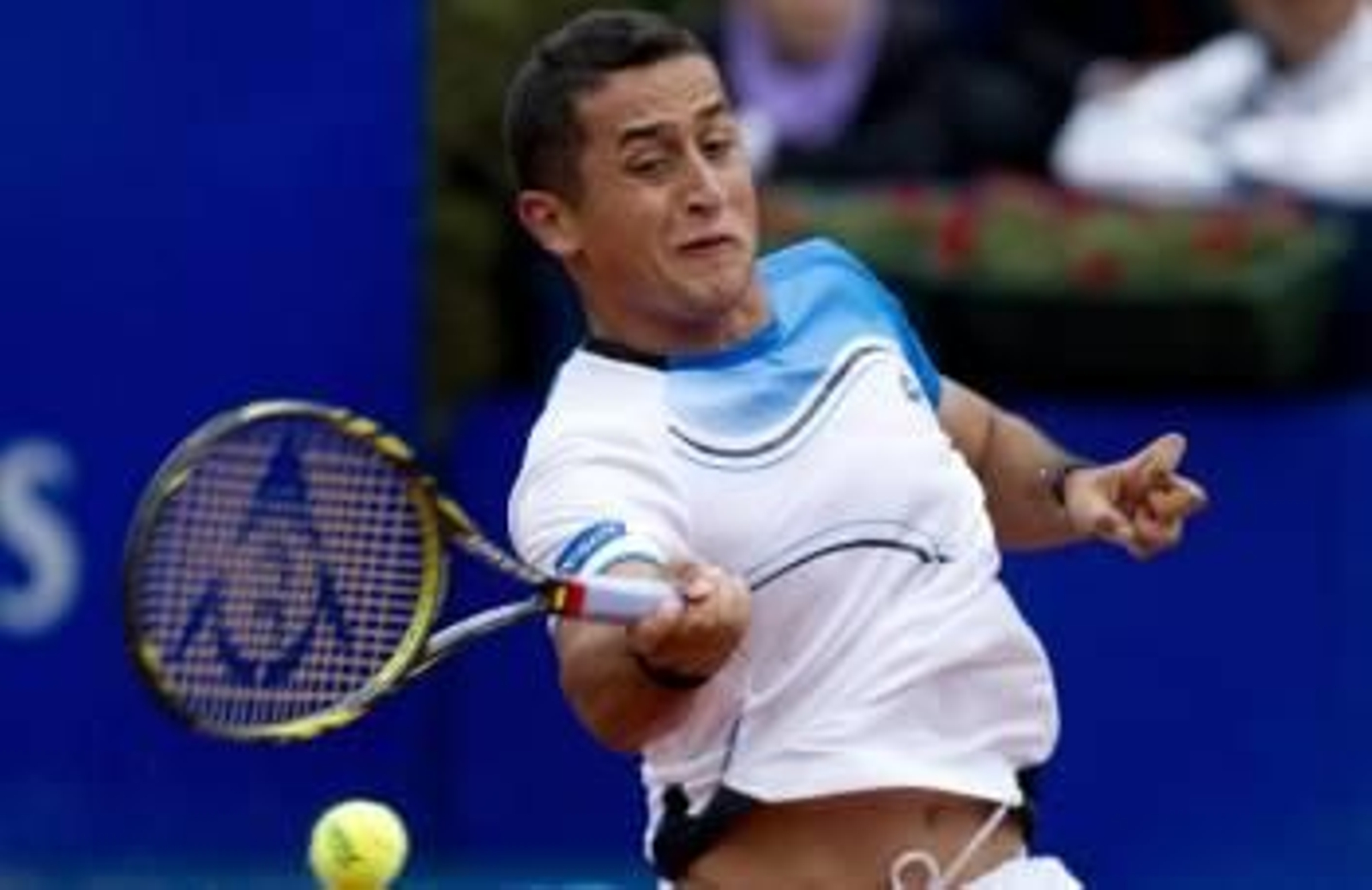 Almagro, durante la victoria sobre Marcel Granollers. (Foto: A. GARCÍA)