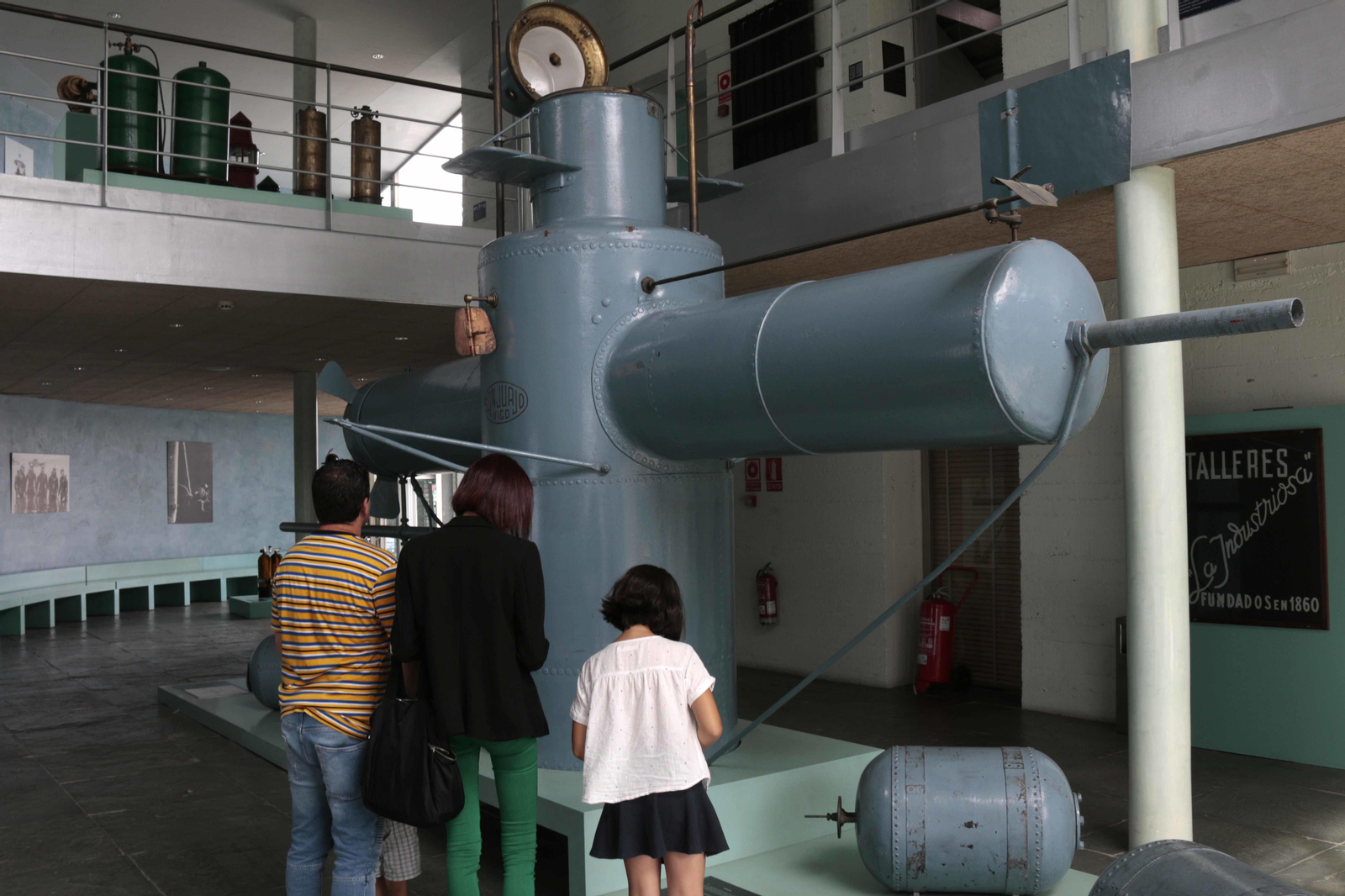El submarino se puede ver en el Museo del Mar en Alcabre.