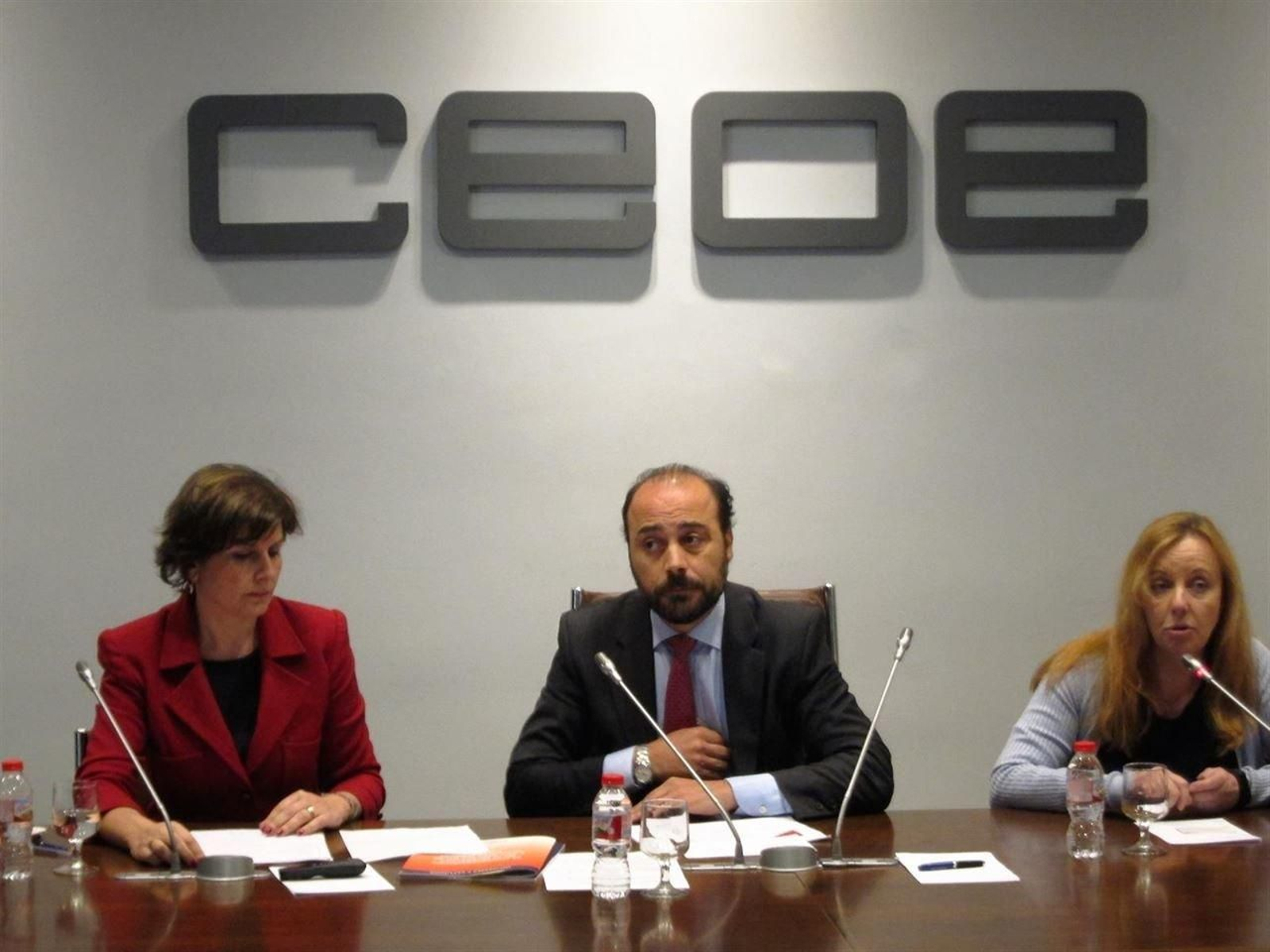 Bernardo Aguilera, durante la presentación del informe.