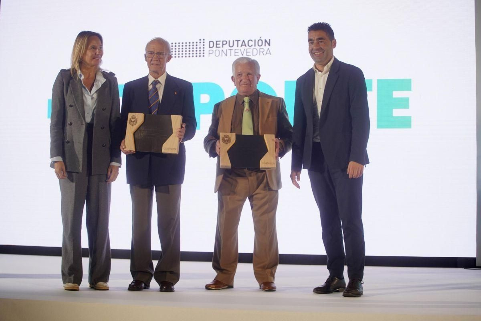 La Gala Provincial del Deporte se celebró ayer en la Estación Marítima de Vigo.