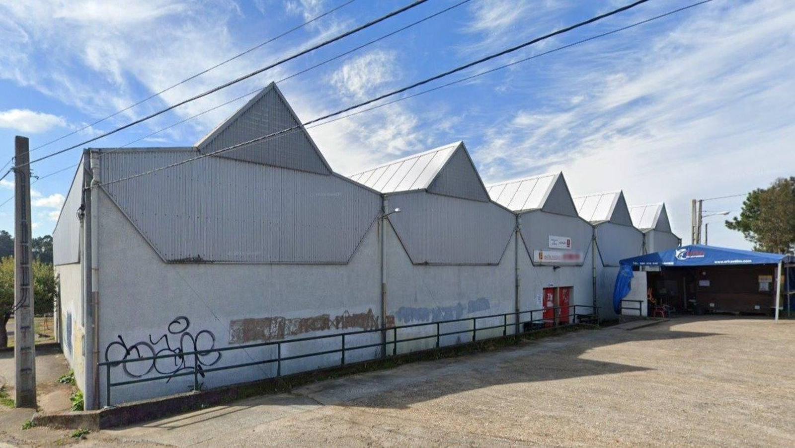 El actual pabellón de Carballal.