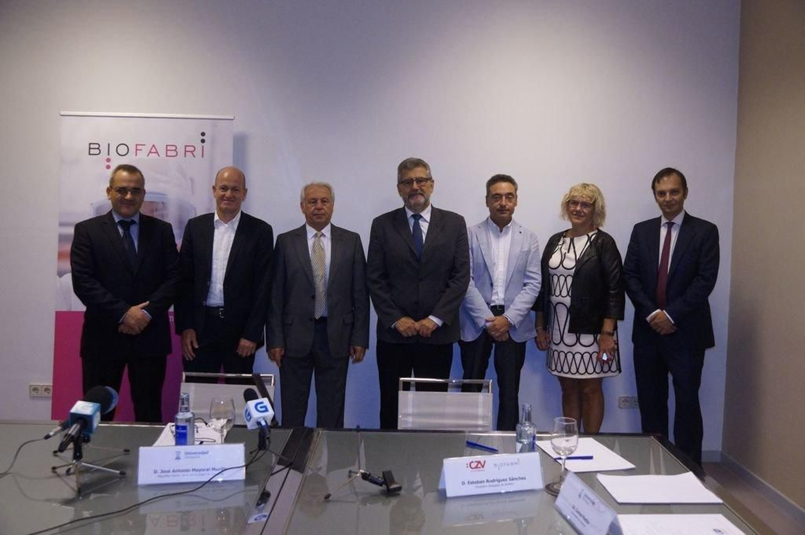 Luis García, Jelle Thole, Esteban Rodríguez, José Mayoral, Carlos Martín, Pilar Zaragoza y Andrés Fernández.