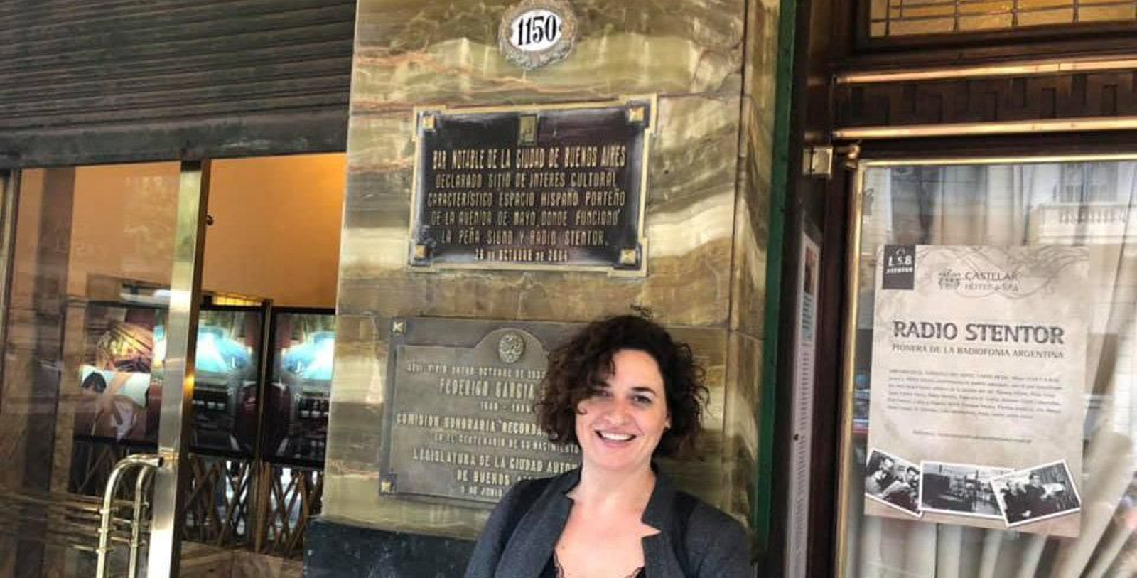 Sara Vilà Galán en su reciente visita a Buenos-Aires