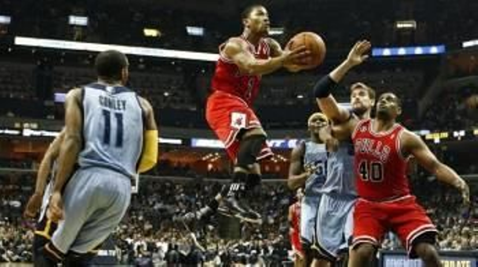 El base de los Bulls, Derrick Rose (Foto: EFE)