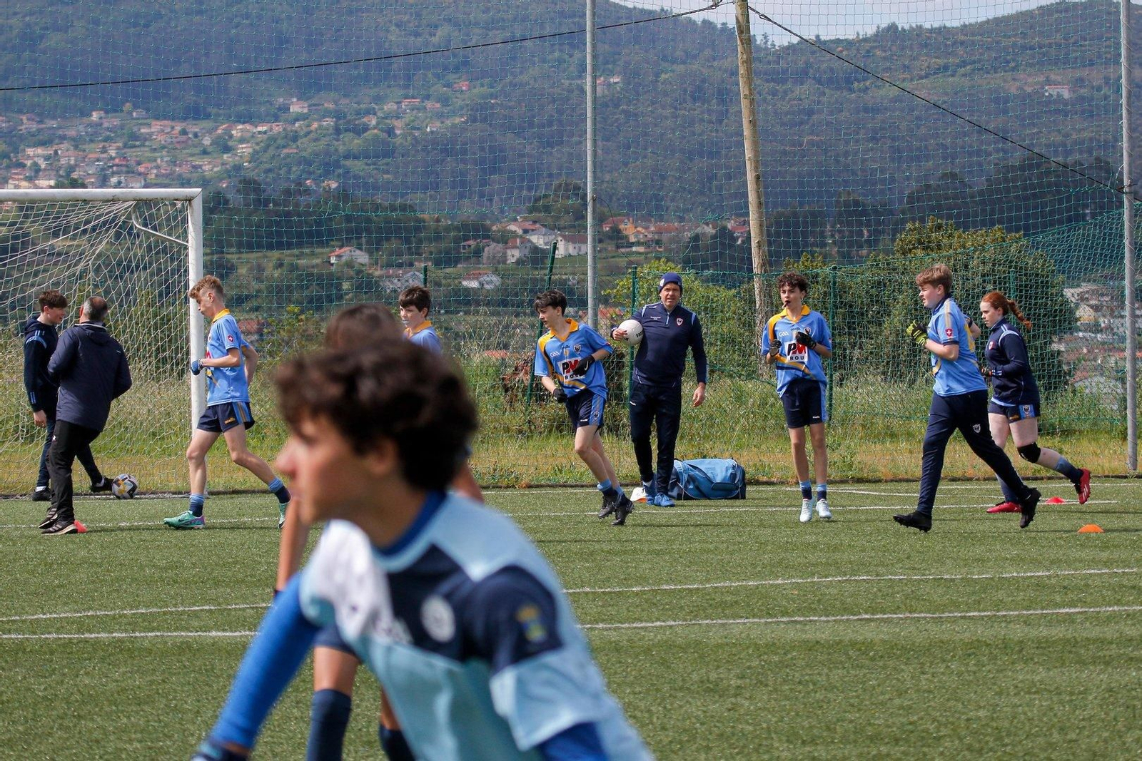Torneo europeo de fútbol gaélico en Montecastelo.