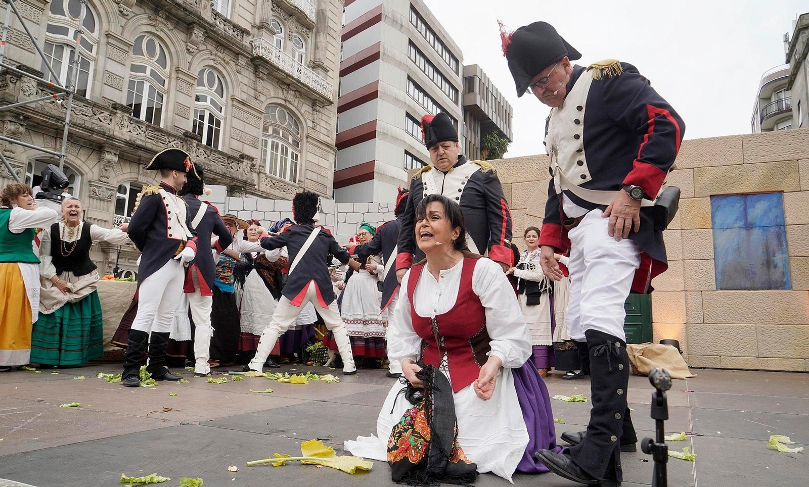 Representación de la Reconquista de Vigo 2024.
